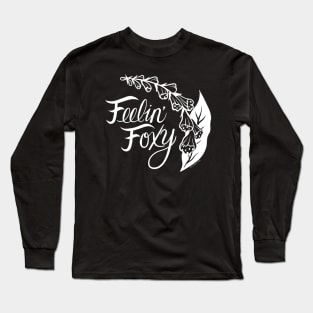 Feeling Foxy White Foxglove Long Sleeve T-Shirt